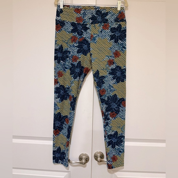 LuLaRoe Floral TC Leggings - Picture 1 of 5